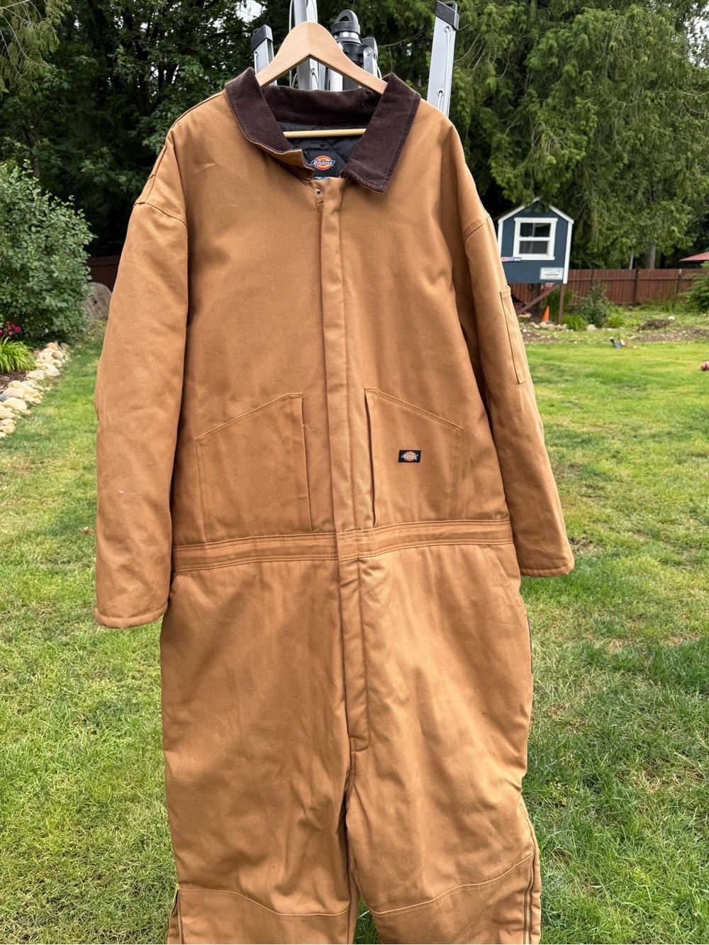 Dickies Tan Brown Insulated Work Coverall